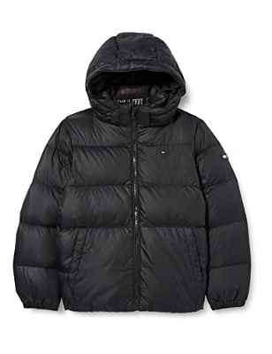 Tommy Hilfiger Kb0kb07517 Chamarra de Plumas, Black, 8 años para Niños