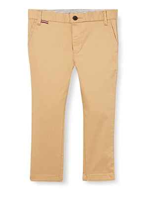 Tommy Hilfiger Pantalones Chinos 1985, Classic Khaki, 74 cm para Niños