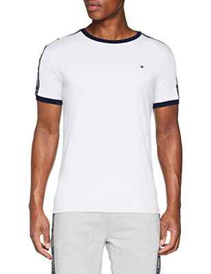 Tommy Hilfiger RN tee SS Camiseta, Blanco (White 100), Large para Hombre
