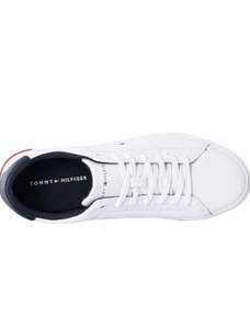 Tommy Hilfiger Sneakers de Piel Vulcanized Essential en Blanco y Negro