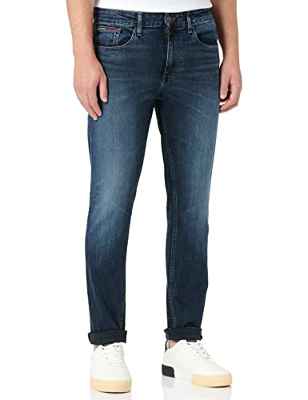 Tommy Jeans DM0DM13531 Pantalones, Denim Black, 33W / 32L para Hombre