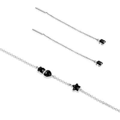 TOUS Set Mini Onix de Plata