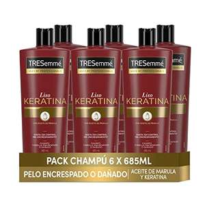 TRESemmé Champú Liso Keratina Pack de 6 x 685 ml