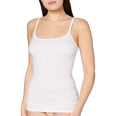 Triumph Katia Basics Shirt01 X, Camiseta Tirantes, Mujer, Blanco, 42