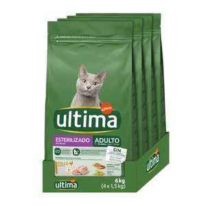 Ultima Esterilizado Adult Pollo, Comida seca para gatos, Pack de 4 x 1,5kg, Total 6kg El n.º 1 más vendido en