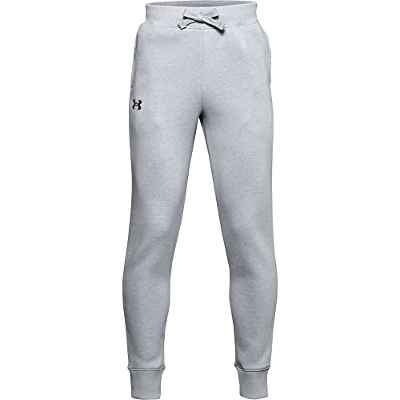Under Armour Pantalón Rival Cotton Pantalón, Niños, Mod Gray Light Heather / / Black (011), YMD