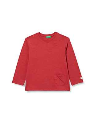 United Colors of Benetton Camiseta M/L 3f42g104g Tnica de Enfermera, Cardinal 0e2, 5 años niños y niñas