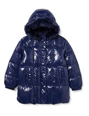 United Colors of Benetton Giaccone 2EO0CN011, Azul Oscuro 252, 122 para Niñas