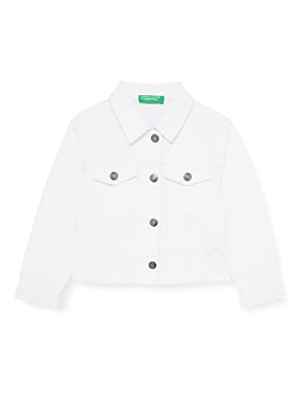 United Colors of Benetton Giubbino 2RISCN00G Chaqueta, Negro 703, M para Niñas