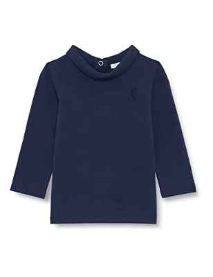 United Colors of Benetton M/L 3DKEA101W Camiseta DE Manga Larga, Azul Oscuro 252, 82 para Bebés