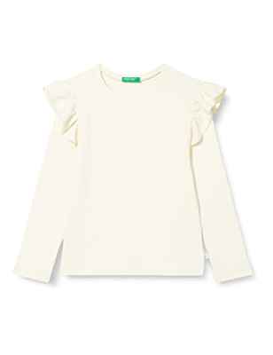 United Colors of Benetton M/L 3V1GG105L Camiseta DE Manga Larga, Burro 636, 104 para Niñas