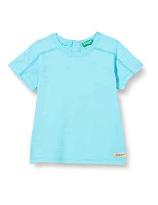 United Colors of Benetton T-Shirt 3MM5G102P Camiseta, Turchese 31M, 104 para Niños