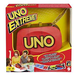 UNO Extreme - Juego de Cartas Familiar con Lanzador - Con Luz y Sonido - 112 Cartas - De 2 a 10 Jugadores