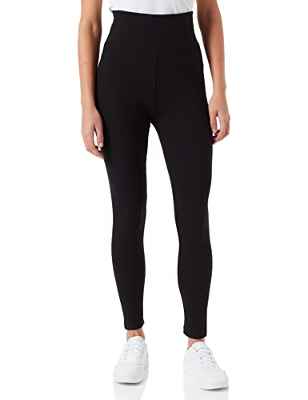 Urban Classics Ladies High Waist Jersey Leggings, Leggings Mujer, Negro (Black 00007), 44 (Talla del fabricante: X-Large)