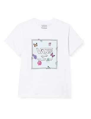 Vans Box Butter Floral Camiseta, Blanco, 14-16 Años para Niñas