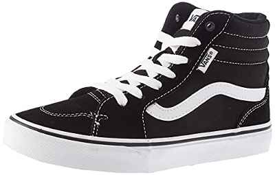 Vans Filmore Hi, Zapatillas Unisex niños, Negro (Suede/Canvas/Black/White), 38.5 EU