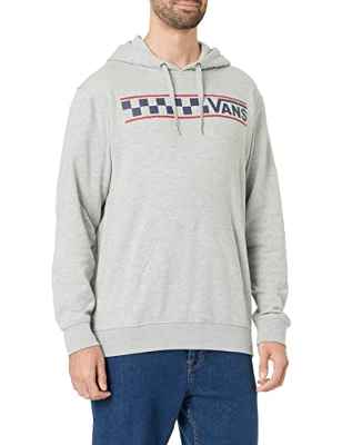 Vans Stackton Stripe Po Sudadera con Capucha, Gris, S para Hombre