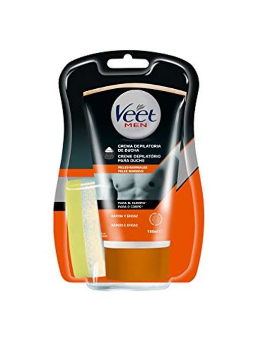 Veet for Men Crema Depilatoria Corporal para Usar Bajo la Ducha para Hombre