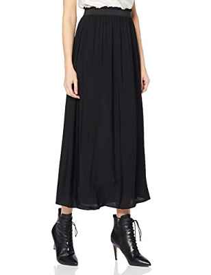 Vero Moda Vmbeauty Ankle Skirt NFS Noos Falda, Negro, M para Mujer