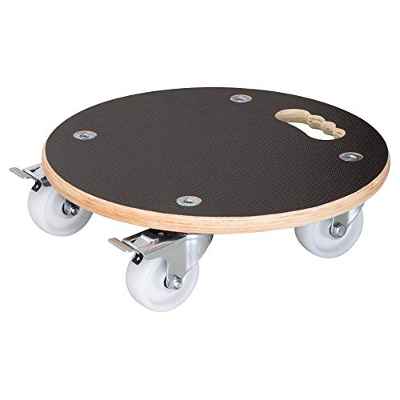 Wagner Carro de Transporte para Plantas Maxigrip Ø 38 x 11 cm I para Exterior + Interior I Madera contrachapada FSC® I 2 Frenos totales I Capacidad de Carga 250 kg I Fabricado en Alemania - 20110701