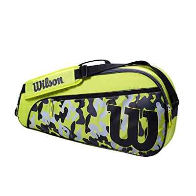 Wilson Bolsa de tenis juvenil, Hasta 3 raquetas, Poliéster