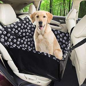 Wimypet Funda de asiento de vehiculo impermeable para transportar animales con cinturon de seguridad (68 x 57 x 33 cm)
