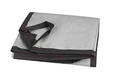 Windhager Lona para Plantas y Suelo con Fieltro, Esterilla para trasplantar, Superficie de Trabajo para trasplantar limpiamente, Base para Plantas, Base de Trabajo de jardín, 1 x 1,5 m, 07475, Gris