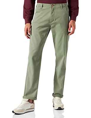 Wrangler Casey Jones Chino Calzoncillos, Deep Lichen Green, W36 / L34 de los Hombres