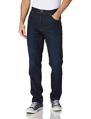 Wrangler Texas Slim Medium Stretch Vaqueros, Lucky Star, 32W / 32L para Hombre