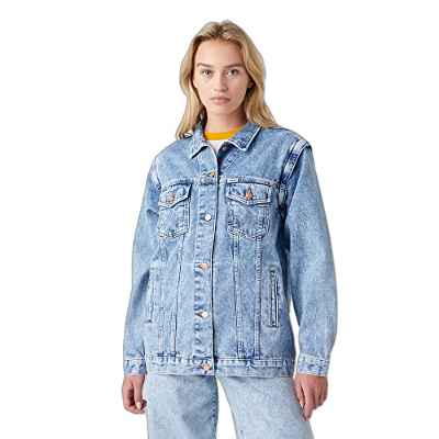 Wrangler Zip Off Sleeves Jacket Chaqueta, Cher, Medium De Las Mujeres