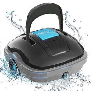WYBOT Robot Limpiados Piscina, Aspirador de Piscina Funciona 100 Minutos, Estacionamiento Automático, Fuerte Potencia de Succión