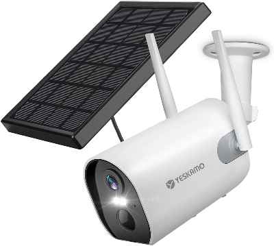 Yeskamo 2K Cámara Vigilancia Solar